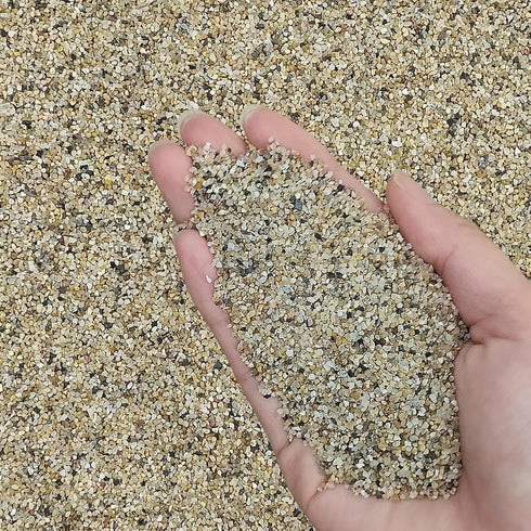 5 lbs Aquarium Sand, 0.6-1.2 mm Substrate for Freshwater Fish Tank, Decorative Gravel for Plants, Fire Pits, Crafts