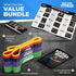 Pull Up Assistance Resistance Bands by Iron Core Fitness - Strength Training at Home or Gym with Ebooks Included