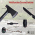 Survival Hatchet - Multi-Tool Camping Axe, Tactical Gear, Portable Bushcraft, Hiking Emergency Tools for Outdoor