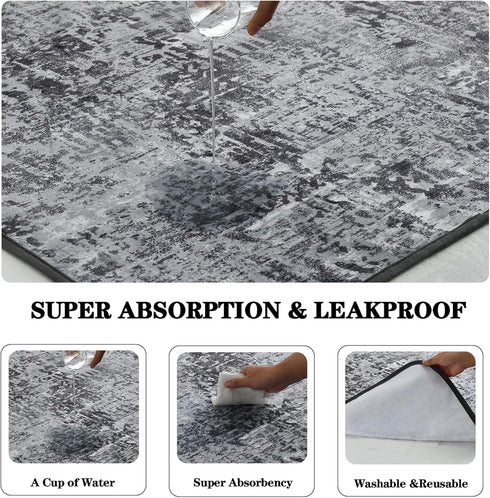 2 Pack 36"x41" Qeils Washable Pee Pads for Dogs, Reusable Super Absorbent Leakproof Training Pads, Non-Slip Potty