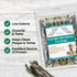 Ocean Tides Icelandic Atlantic Cod Fish Skin Treats for Dogs and Cats - Dried Lean Crunch Sticks Chews