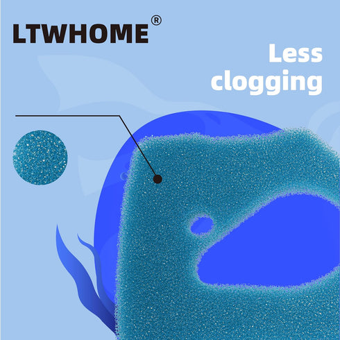 LTWHOME Replacement Filter Pads for Pro 3 250, 250T, 350, 350T, 600/Ultra G Pro 3 (Pack of 15pcs, 3 Sets)