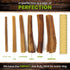 Sancho & Lola's Bully Sticks for Dogs - 12-inch Thin (10 Count) - Grass-Fed, Grain-Free, High Protein Chews