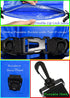 Waterproof Dry Bags Set of 3, 5L with 2 Zip Lock Seals, Detachable Shoulder Strap, Waist Pouch, Phone Case