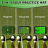 3 Golf Hitting Mats Training Equipment, Golf Practice Mat with Instant Swing Path Feedback, Replaceable Golf Training