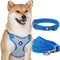 Blueberry Pet Essentials Reflective Matching Dog Collar Leash Harness Set, Adjustable Collar with Harness & 5 ft Leash
