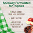 Nylabone Healthy Edibles Natural Puppy Chews, Long Lasting Treats for Puppies, Lamb & Apple Flavor, 4 Count