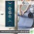 Gaiam Premium 6mm Yoga Mat - Extra Thick Non Slip Exercise & Fitness Mat for Yoga, Pilates & Floor Workouts (68" x 24")