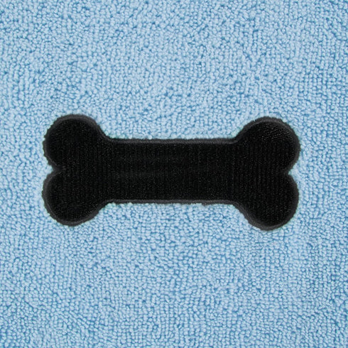 Bone Dry Pet Grooming Microfiber Towel, X-Large, 41x23.5", Blue