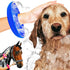BaR-K Drip Catcher Cuffs - Pet Bathing Tool for Dog Shower and Bathtub, Grooming Supplies for Dogs and Horses, Blue 2