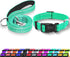Reflective Dog Collar with Safety Locking Buckle, Adjustable Soft Nylon Collars for Small Medium Large Dogs