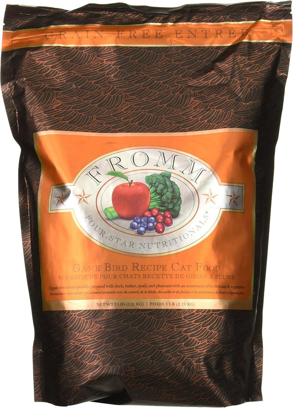 Fromm FourStar Cat Food, Gamebird, 5 lb
