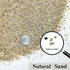 5 lbs Aquarium Sand, 0.6-1.2 mm Substrate for Freshwater Fish Tank, Decorative Gravel for Plants, Fire Pits, Crafts