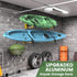 GanFindX Heavy-Duty Foldable Kayak Wall Rack, 9.5-13.8" Storage Hanger for Canoe, Paddle Board, Surfboard