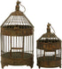 Deco 79 Vintage Metal Birdcage, Fit for Flowers, Planter, Candles, 24", 16"H, Bronze