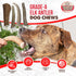 Best Chews Whole Elk Antlers for Dogs – Natural USA Sourced Antlers for Aggressive Chewers, Promotes Oral Health