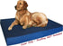 Dogbed4less DIY Durable Blue Denim Pet Bed Cover, Waterproof Internal Case for 41"X27"X4" Large Dog Bed