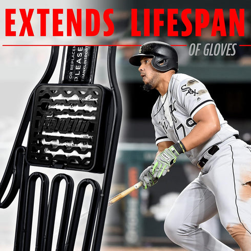 Franklin Sports Batting Glove Aerator Inserts, Dries Sweat + Eliminates Odor for Baseball, Softball, Football