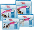 19" 36 Count Four Paws Wee-Wee Super Absorbent Disposable Adjustable Dog Potty Training Diapers, Leak-Proof Protection
