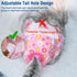 Hole(Pink,12M) Pet Soft Dog Diapers Female, Disposable Female Dog Diaper, Doggie Diapers for Cat Puppy with Adjustable