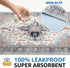 24" x48" Washable Guinea Pig Pee PadsAbsorbent Reusable Guinea Pig Cage LinersWaterproof,Leak-Proof & Non-Slip Potty