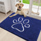smiry Dog Door Mat for Muddy Paws, Absorbent Dirt Trapper Non-Slip Washable Mat, Quick Dry Chenille, Mud Mat for Dogs,