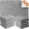 12 Pcs Washable Pee Pads, Reusable Dog Training Pads, Waterproof Puppy Pads Bulk, Small Dog Bed Pads (13 x 18 Inch,