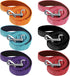 6 Pieces Double Sided Reflective Dog Leash - Nylon Leashes for Medium and Large Dogs, Heavy Duty Padded Handle