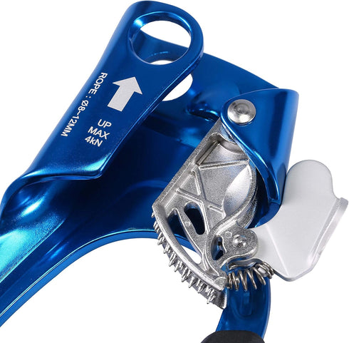 WILDKEN Hand Ascender for Climbing - Outdoor Mountaineering Rappelling Equip for 8-12MM Rope, Left Right Hand
