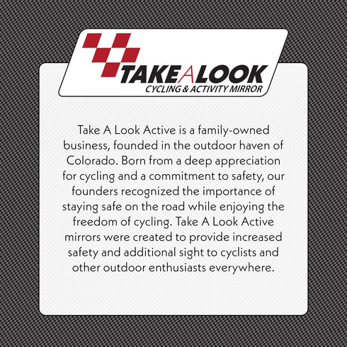 Take A Look Active Original Activity Mirror for Sunglasses, Bike Helmets, or Visors