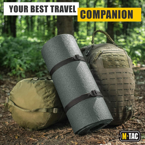 M-Tac Pack of 2 Utility Strap for Backpack Tactical Lashing for MOLLE Gear Plastic Buckle