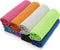SMALLElectric 8 Packs 40"x 12" Microfiber Multicolor Solid Cooling Towel (Temperature Regulating)