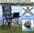 400 LBS, Folding Camping Chair with Cup Holder and Storage Bag, Heavy Duty Support Oversized Collapsible Portable