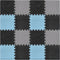 We Sell Mats 3/8" Thick Multipurpose EVA Foam Exercise Floor Mat, 12"x12"