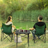 Xeuemtey 20x20 Portable Folding Camping Table Small Camping Side Table That Fold Up Aluminum Lightweight with Carrying