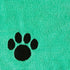 Bone Dry Pet Robe Collection - Embroidered Microfiber Bath Robe with Adjustable Closure for Dogs & Cats, Large, Aqua