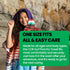 COR Surf Poncho Changing Towel Robe with Hood and Front Pocket, Doubles Up As A Beach Towel and Blanket, Made of Quick