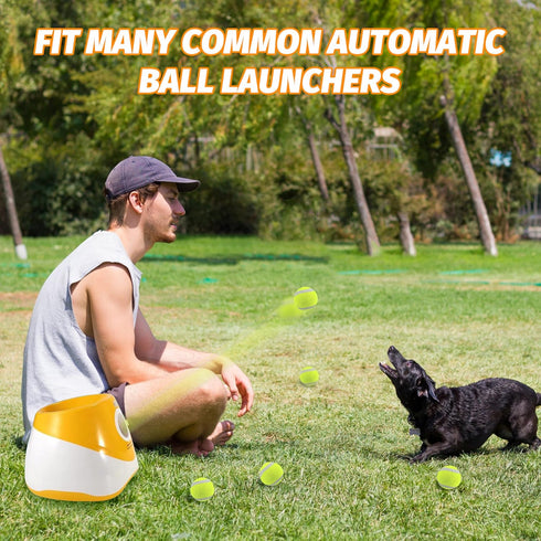 Dog Tennis Balls X-Small 1.5" Pack of 12, Fit for Ball Launchers - Dog Toys
