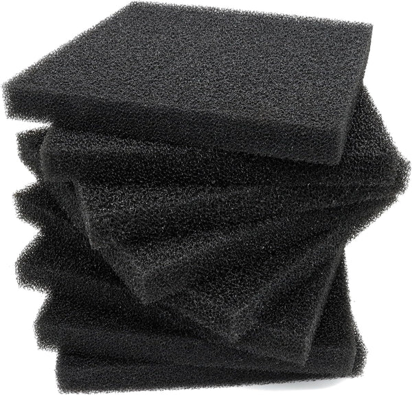 ALEGI 8 Pieces Aquarium Filter Foam Sponges, 9x9x1 inch Bio Sponge Media Pad