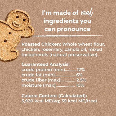 Buddy Biscuits Dog Treats Chicken, 16 Oz. (Pack of 6)
