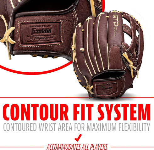 Franklin Sports Baseball Gloves - RTP Pro Fielding Glove, Infield, Outfield