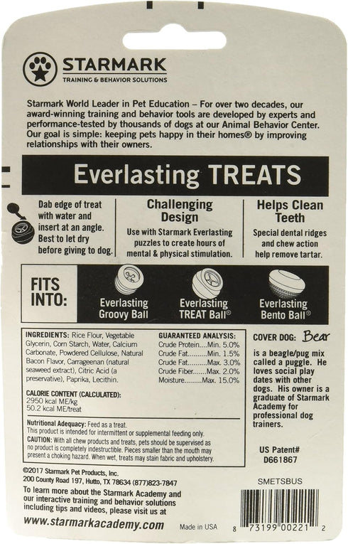 Starmark StartMark Everlasting Bacon Dog Dental Chews, 3 Pack, Small (2 Chews Per Pack / 6 Total)