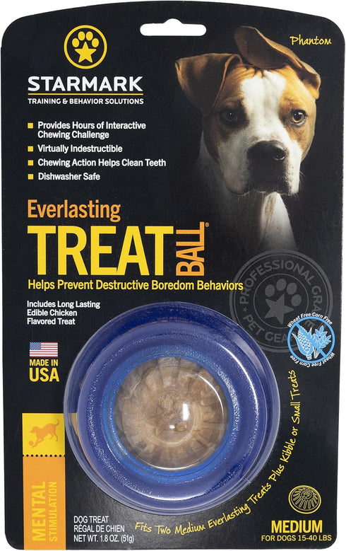 1 Starmark Everlasting Treat Ball Medium with treat
