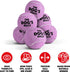 The Little Dog's Balls, Dog Tennis Balls, 6-Pack Lilac, 1.9 Inches Diameter, Strong Dog & Puppy Ball for Training,