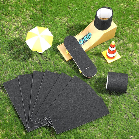 24 110 38 2 mm Pajean Pcs Black Fingerboard Foam Grip Tape x x Fingerboard Deck Grip Tape for Finger Skateboard Boards