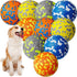 Leyndo 10 Pack Dog Balls for Aggressive Chewers - 2.5" Interactive Tennis Balls for Dogs of All Sizes