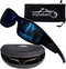 Fishoholic Polarized Fishing Sunglasses UV400 with Hard Case & Pouch (14 Options)