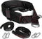 Sled Pulling Belt Adjustable Closure with 2 Sled Pulling Straps & 4 Hooks for Resistance Training, Strength, Agility