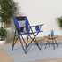 GCI Outdoor Comfort Pro Camping Chair | Collapsible Folding Chair with Durable Armrests, Drink Holder & Portable Carry