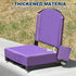 NBGYTECH Stadium Seats with Back Support Thick Cushion Bleacher Chair with Shoulder Strap and Handle Portable Bleacher